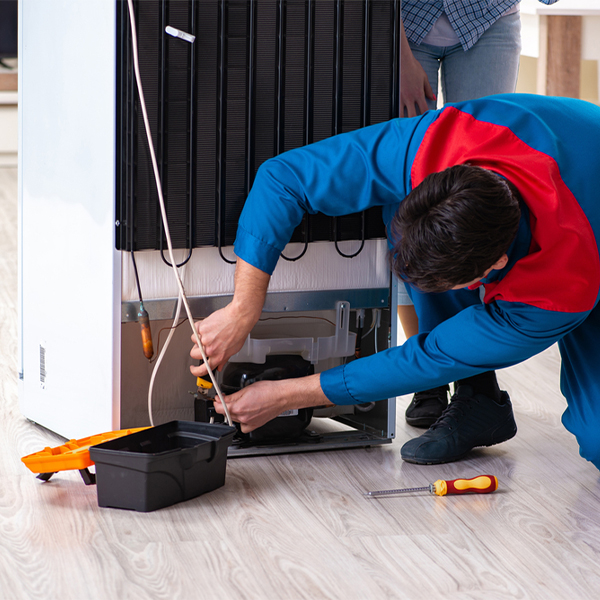 how much do you charge for refrigerator repair services in Jones MI